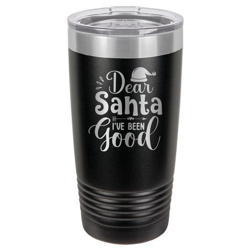 Dear Santa I've Been Good - 20oz Polar Camel Tumbler image 1