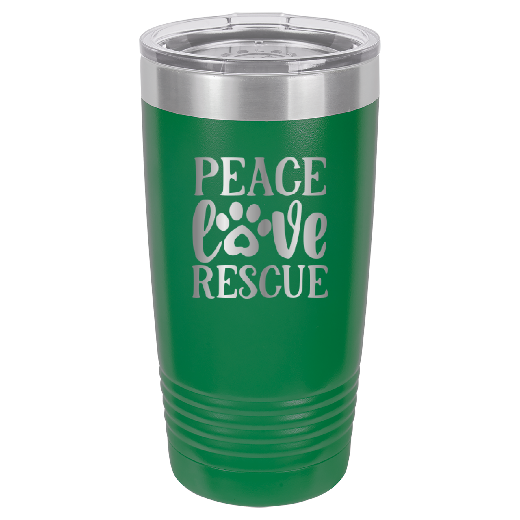 Peace, Love, Rescue - 20oz Polar Camel Tumbler image 13