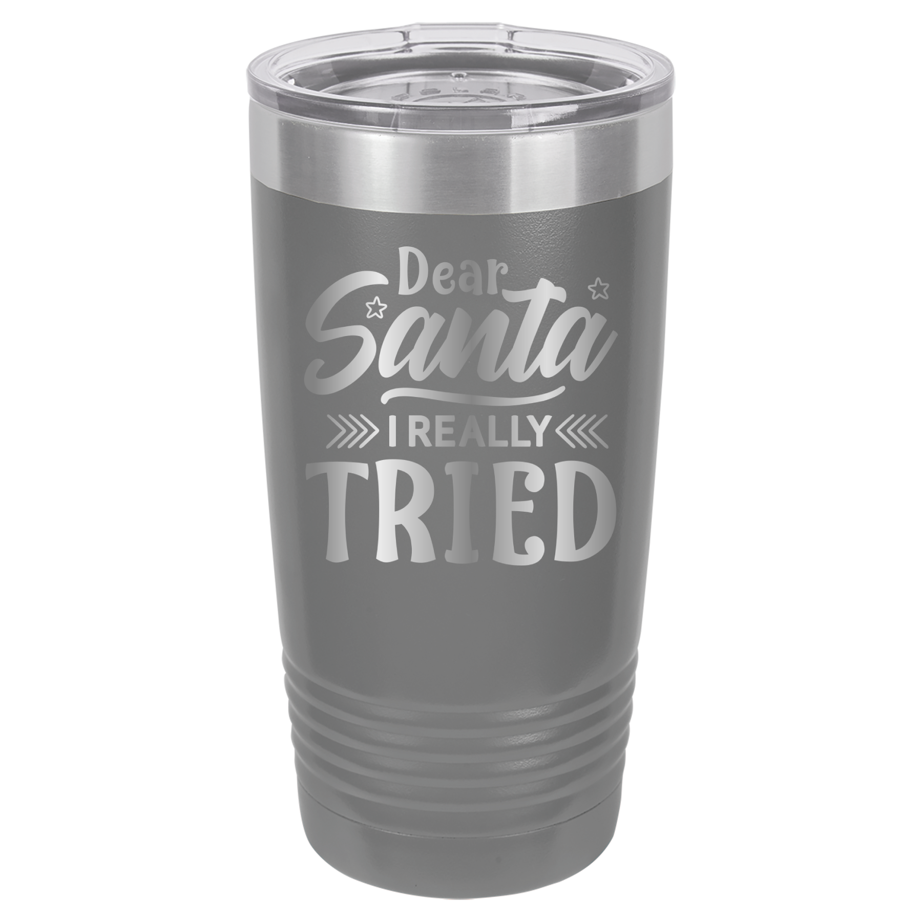 Dear Santa I Really Tried - 20oz Polar Camel Tumbler image 13