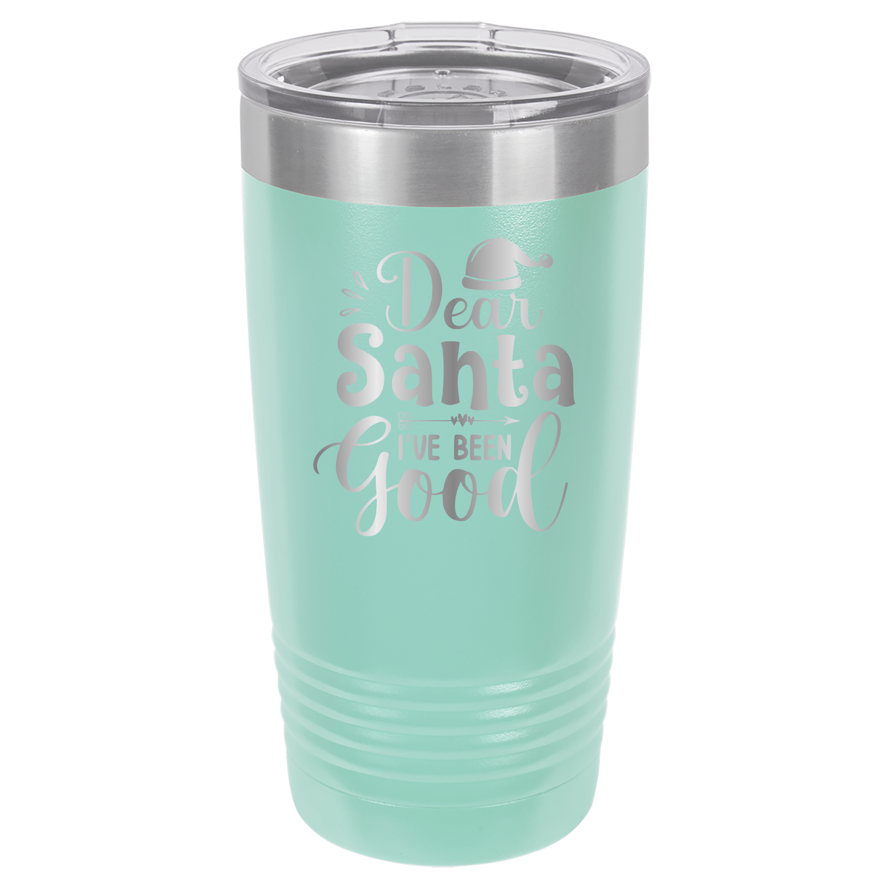 Dear Santa I've Been Good - 20oz Polar Camel Tumbler - Teal image