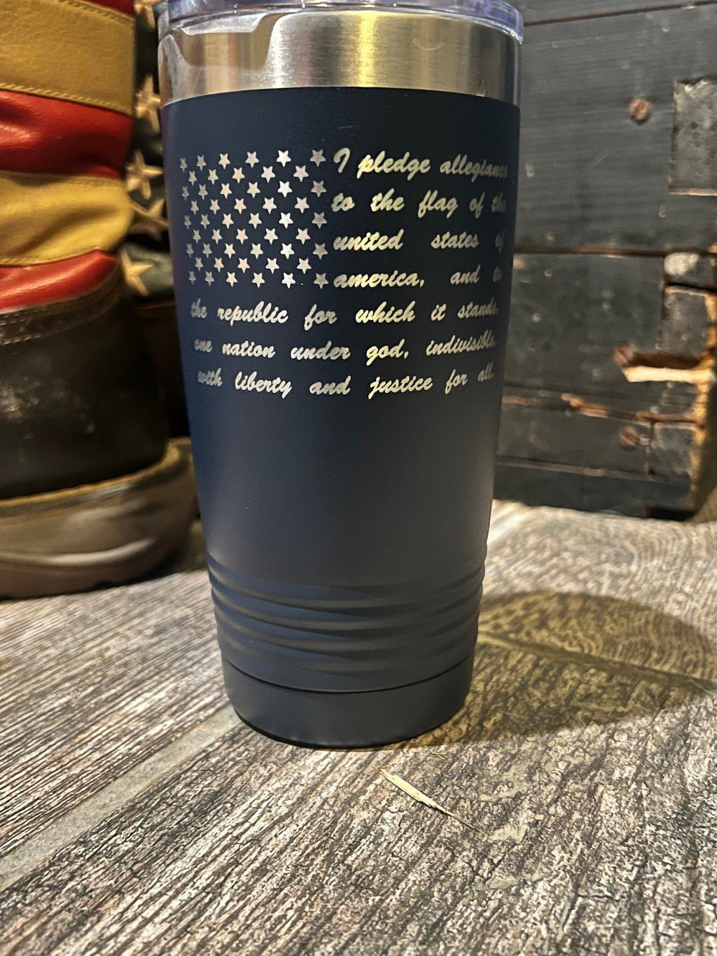 America - Pledge of Allegiance 20oz Polar Camel Tumbler - Sip with Pride!