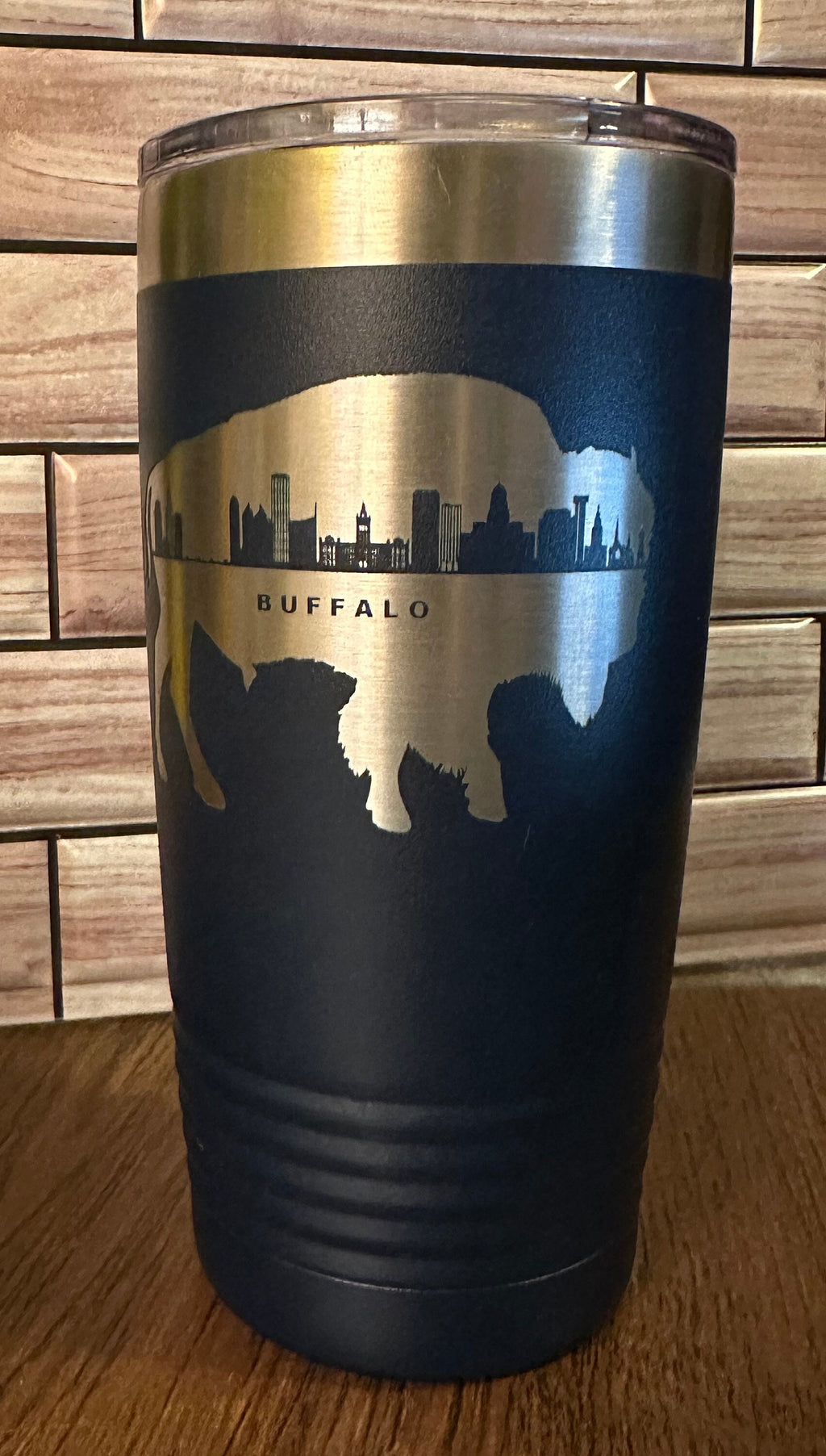 City of Buffalo NY Skyline 20oz Polar Camel Tumbler - Sip with Buffalo Pride!