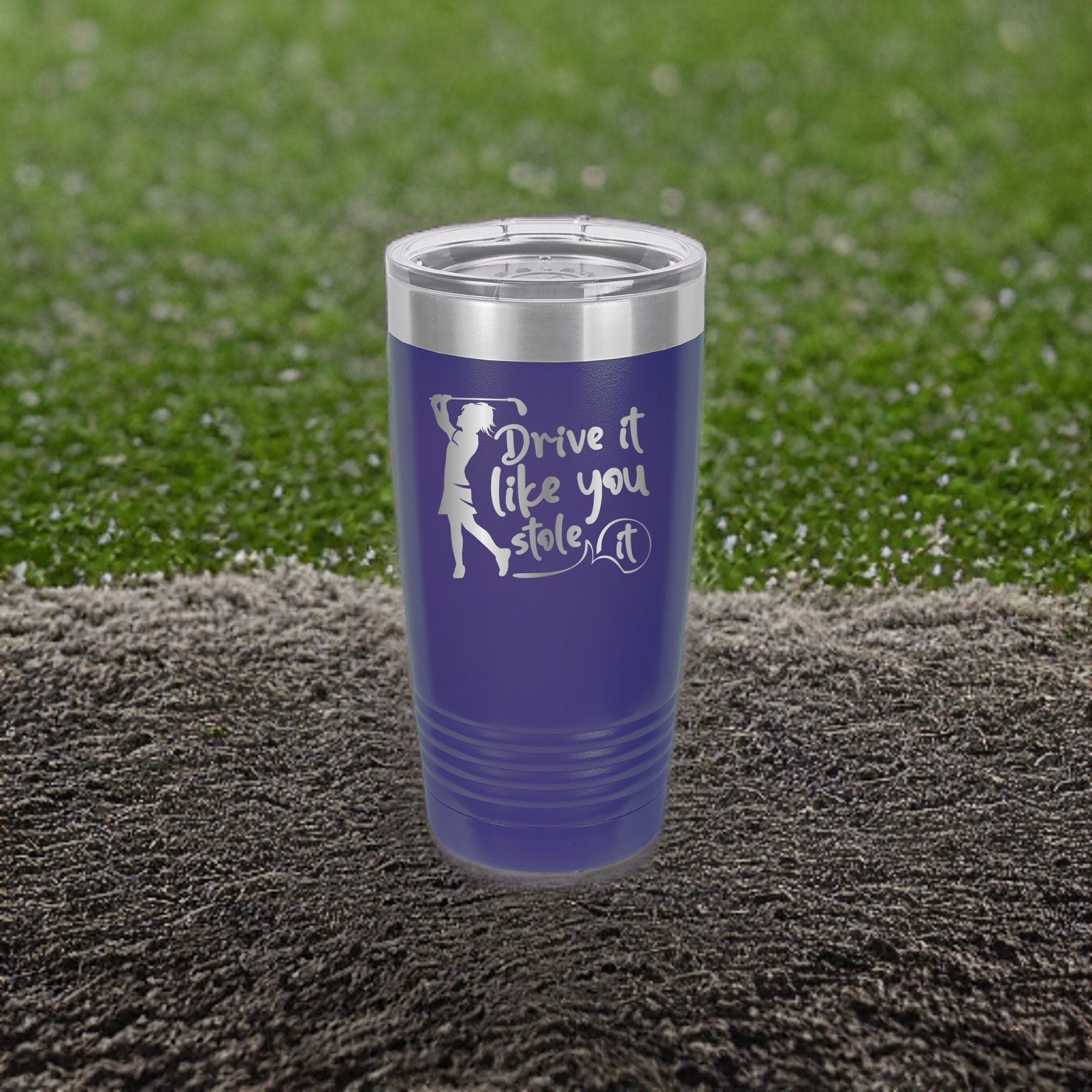 Drive It Like You Stole It Golf Tumbler - 20oz Polar Camel