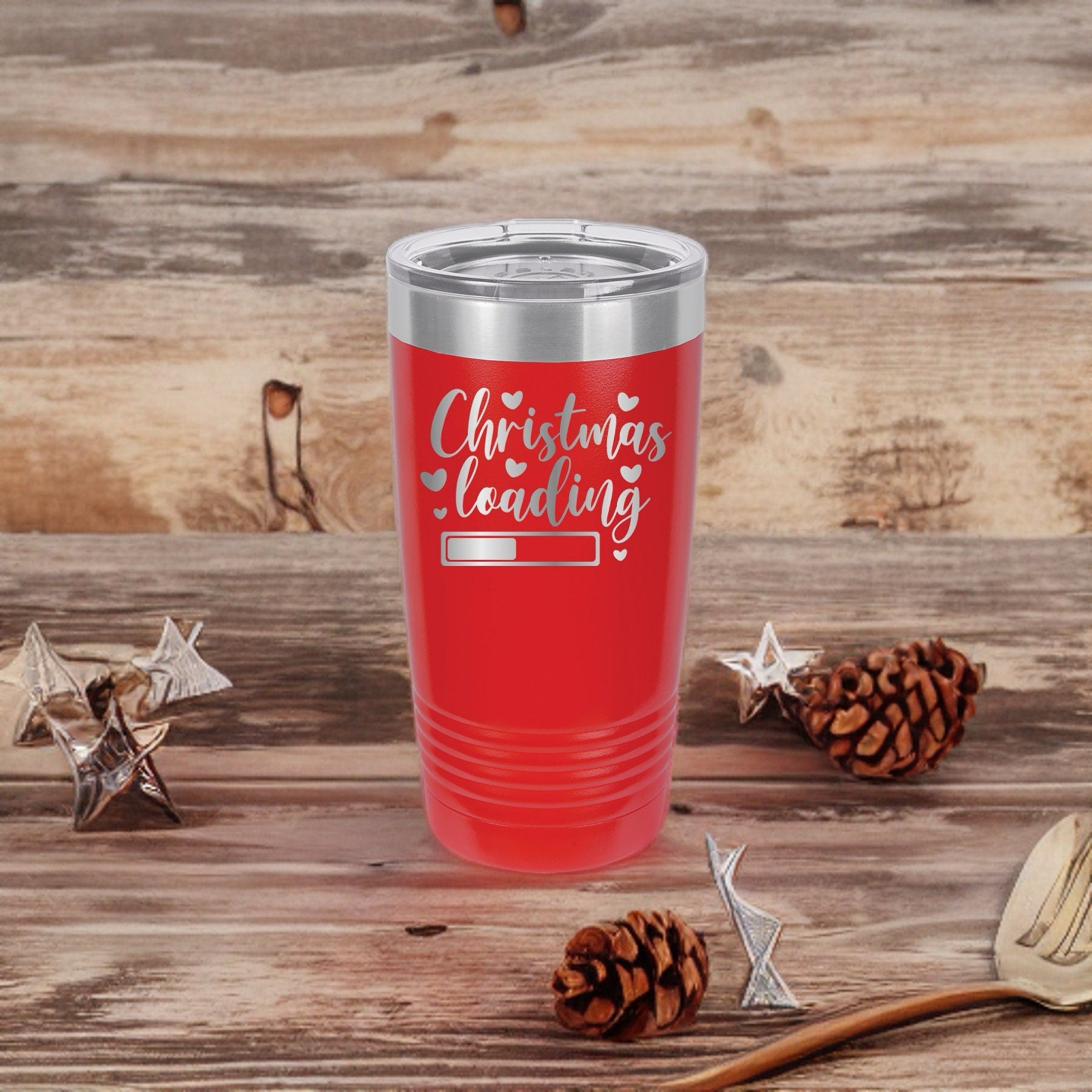 Christmas Loading - 20oz Polar Camel Tumbler - Unwrap the Magic