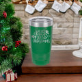 Peace Love Joy - Christmas - 20oz Polar Camel Tumbler - Sip in Seasonal Bliss!