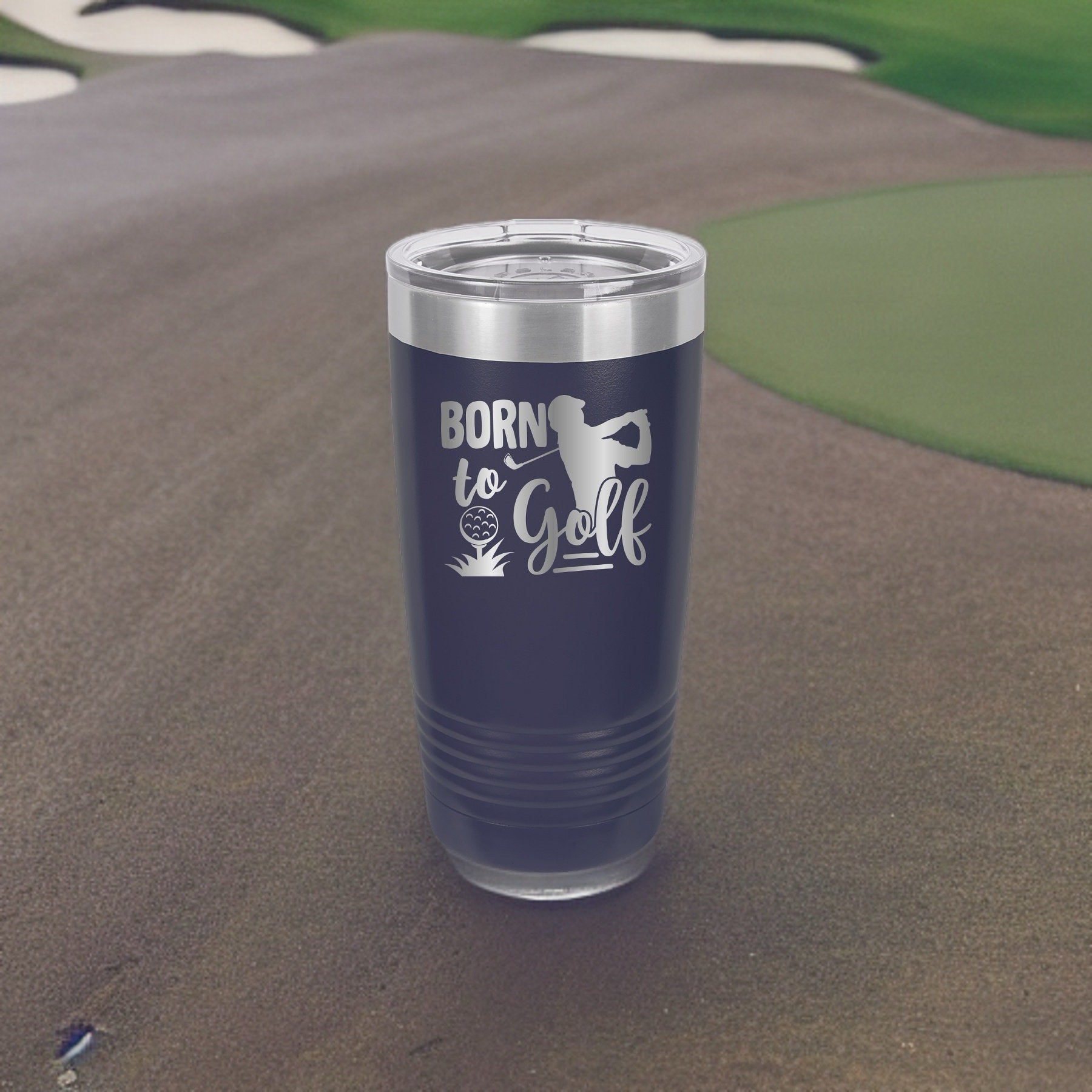 Born to Golf (Male) - 20oz Polar Camel Tumbler - Swing with Purpose!