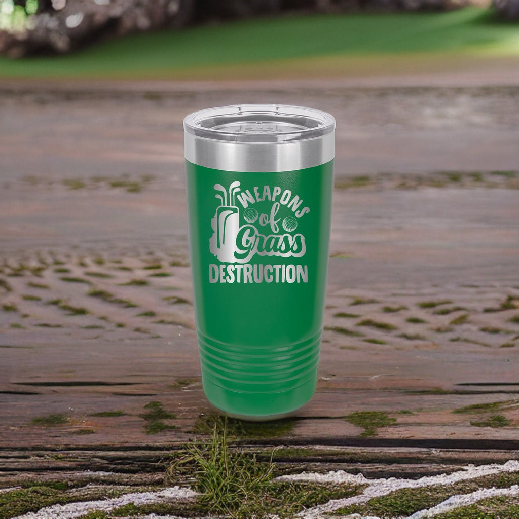 Weapons of Grass Destruction - Golf - 20oz Polar Camel Tumbler - Sip & Swing!