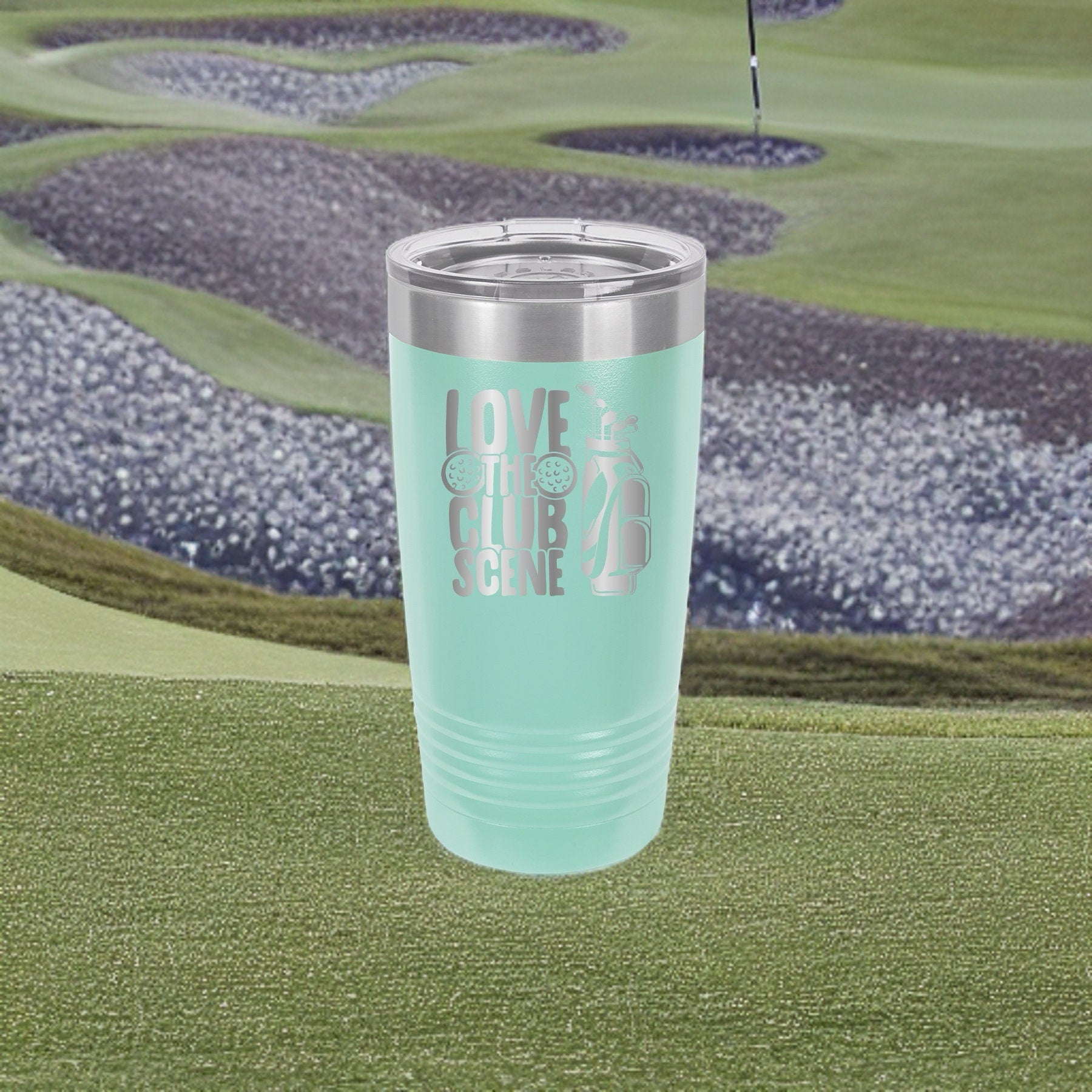 Love The Club Scene - Golf - 20oz Polar Camel Tumbler - Swing, Sip, Repeat!