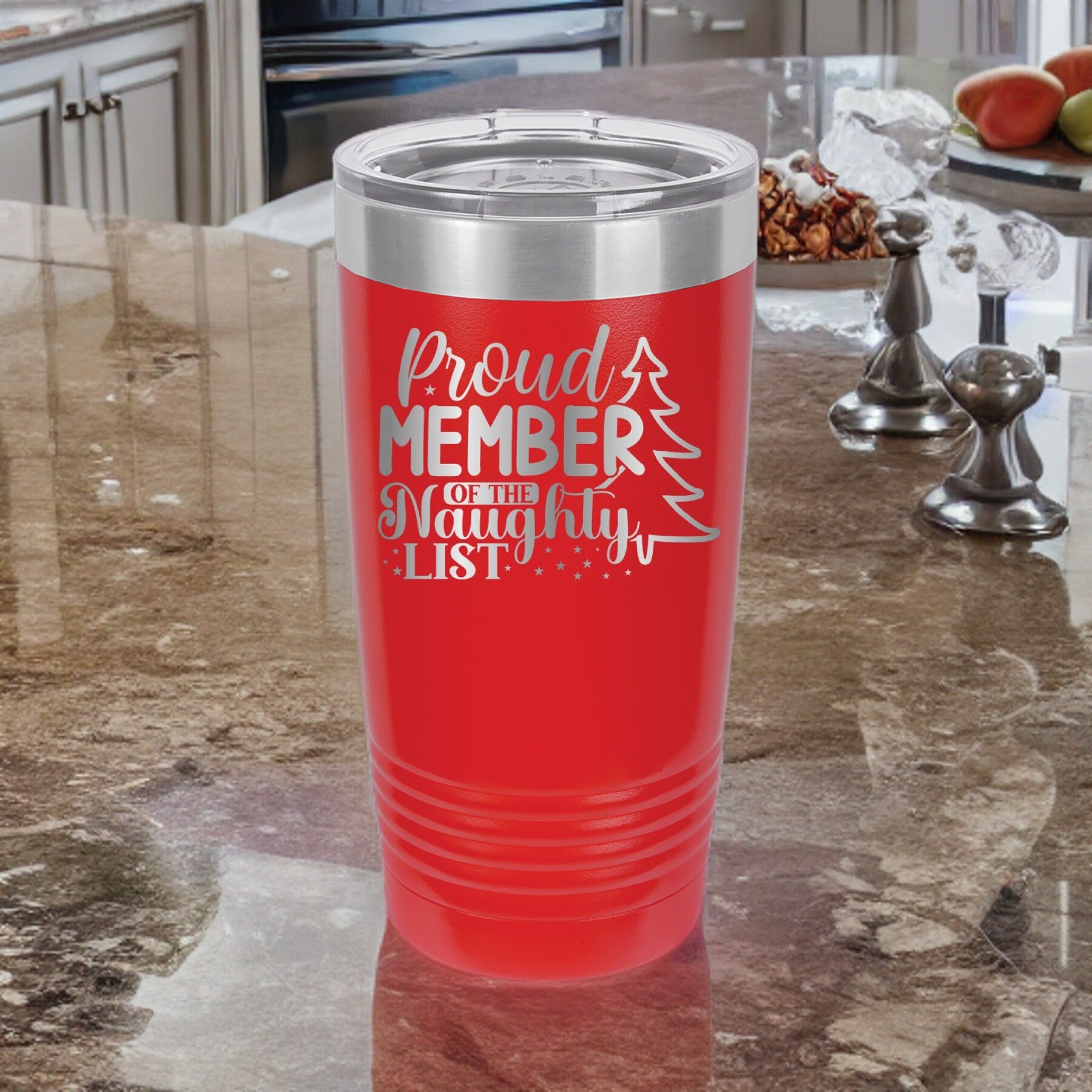 Proud Member of the Naughty List - 20oz Polar Camel Tumbler - Embrace Your Inner Rebel