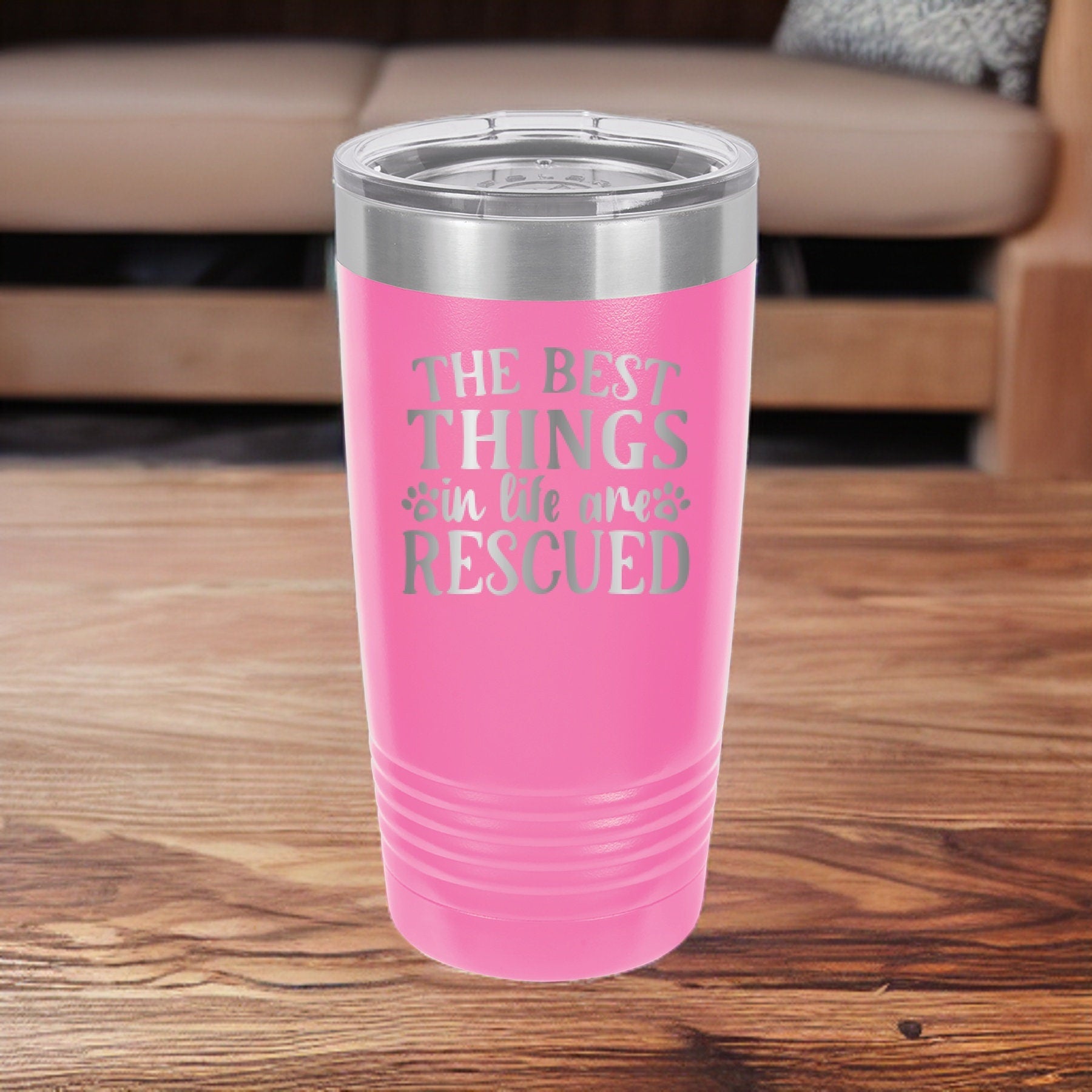 Embrace Your Love for the Rescued - 20oz Polar Camel Tumbler - Discover the Best Moments!