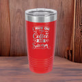 I Run On Coffee And Sarcasm - 20oz Polar Camel Tumbler - Fuel Your Wit!