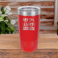 My Dog Is My Valentine - 20oz Polar Camel Tumbler - Sip Love, Paws, and Warmth