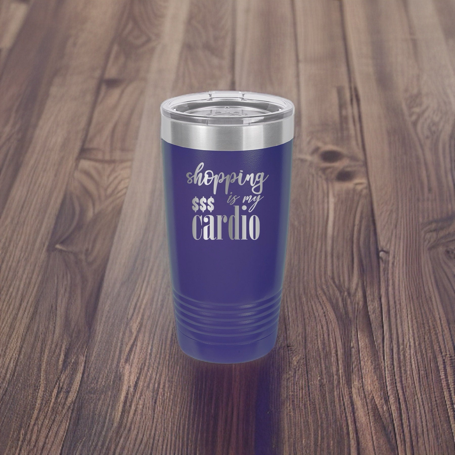 Shopping Is My Cardio - 20oz Polar Camel Tumbler - Stay Stylish and Energized!