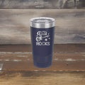 My Dad Rocks - 20oz Polar Camel Tumbler - Cheers to a Legendary Father!