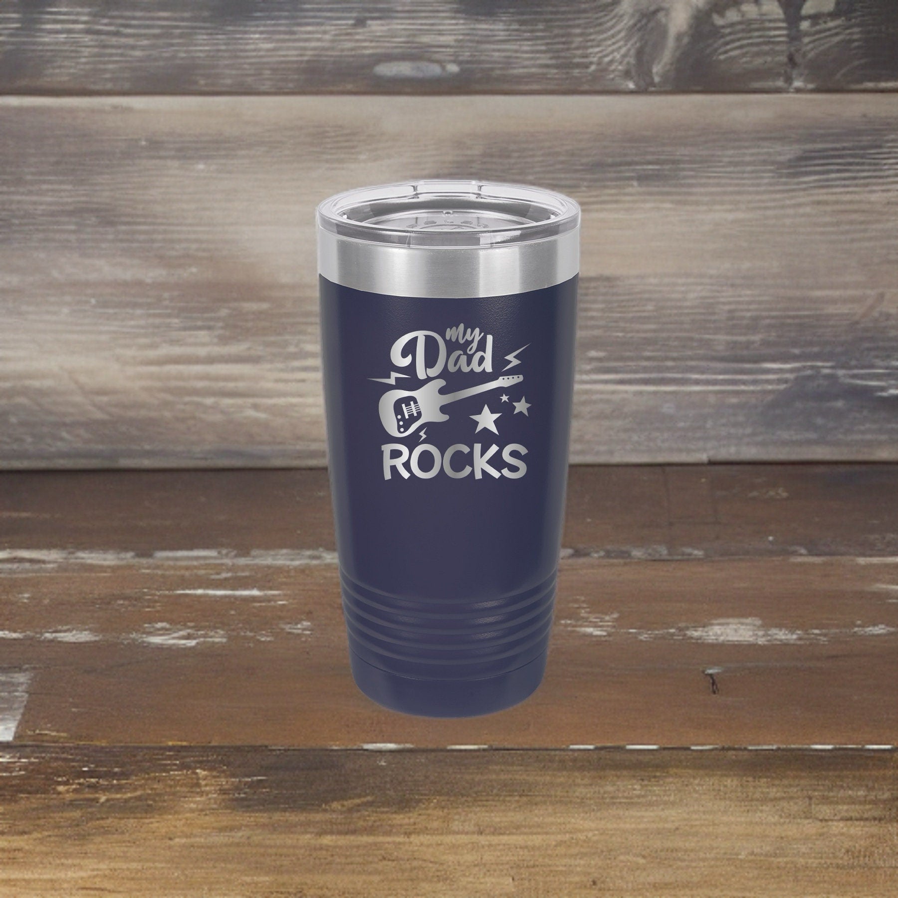 My Dad Rocks - 20oz Polar Camel Tumbler - Cheers to a Legendary Father!
