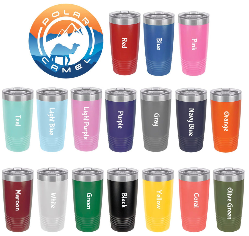 Dogs Welcome, People Tolerated - 20oz Polar Camel Tumbler - Embrace Your Canine Lifestyle!