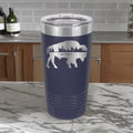 City of Buffalo NY Skyline 20oz Polar Camel Tumbler - Sip with Buffalo Pride!
