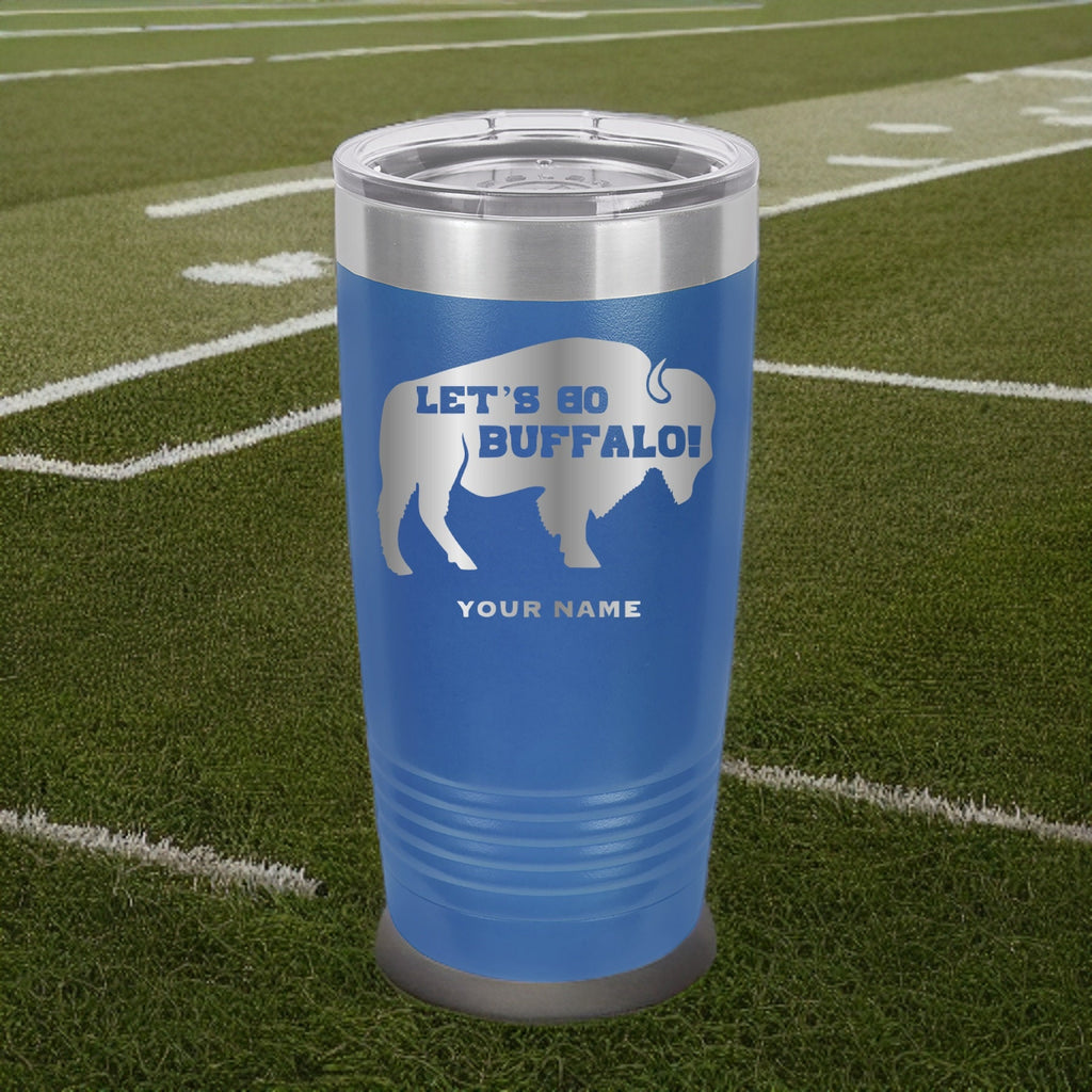 Let's Go Buffalo - 20oz Personalized Polar Camel Tumbler - Show Your Bills Pride! Personalization Available