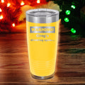 Personalized - Warning! Drinking Again - 20oz Polar Camel Tumbler