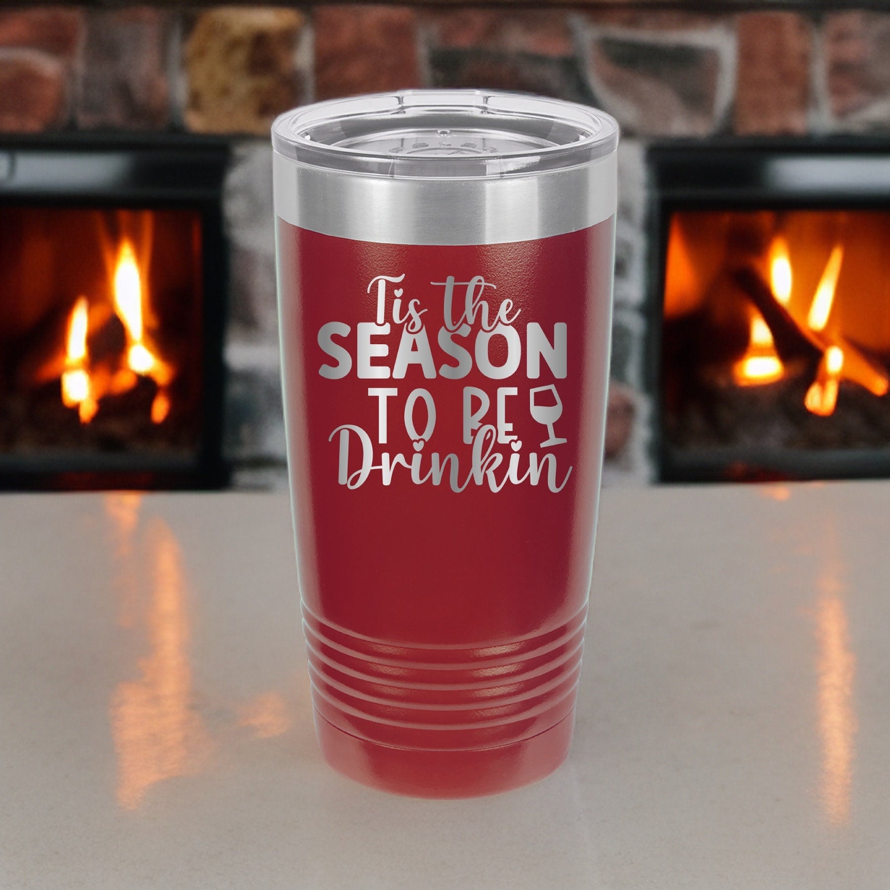 Tis The Season To Be Drinkin' - 20oz Polar Camel Tumbler - Cheers to Festive Sipping