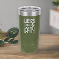 Less People, More Pups - 20oz Polar Camel Tumbler - Celebrate Your Furry Family!