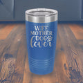 Wife, Mother, Dog Lover - 20oz Polar Camel Tumbler - Sip in Style!