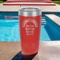 Sunrise, Sunburn, Sunset, Repeat - 20oz Polar Camel Tumbler - It's Vacation Time!