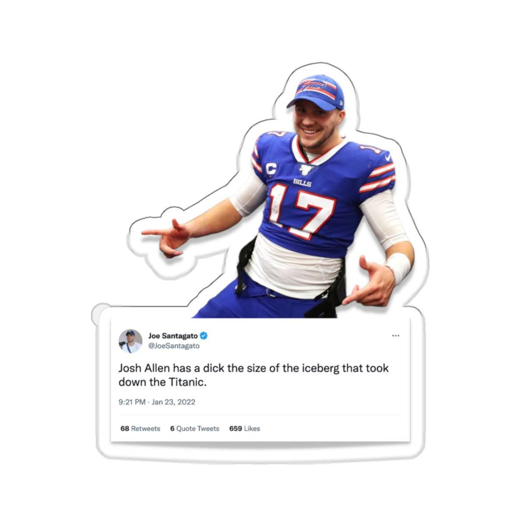 Josh Allen is Packin' Sticker
