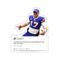 Josh Allen is Packin' Sticker