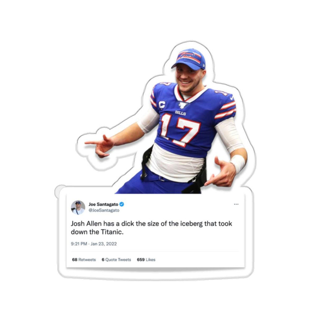 Josh Allen is Packin' Sticker