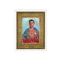Graffitied Jesus Allen Art Sticker- Buffalo Bills Mafia