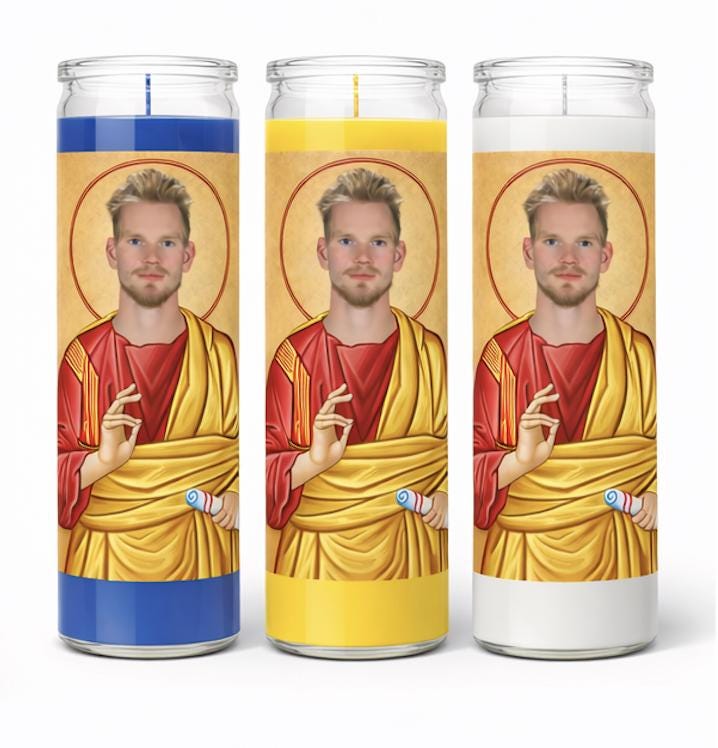 Bowen Byram - Buffalo Sabres Prayer Candle