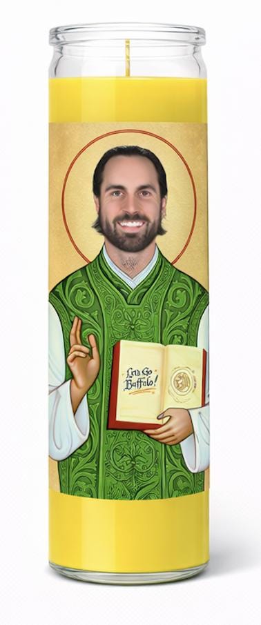 Alex Tuch - Buffalo Sabres Prayer Candle