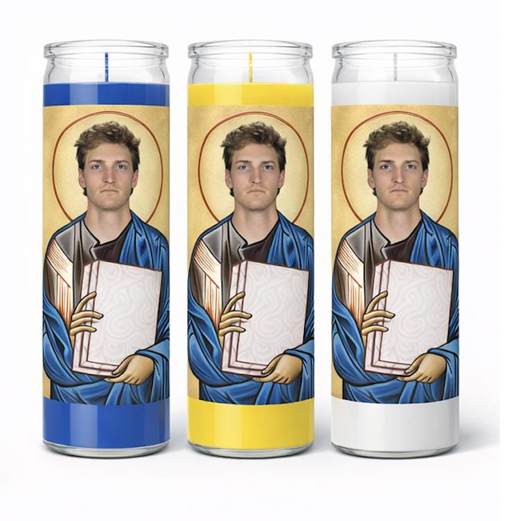 Tage Thompson - Buffalo Sabres Prayer Candle