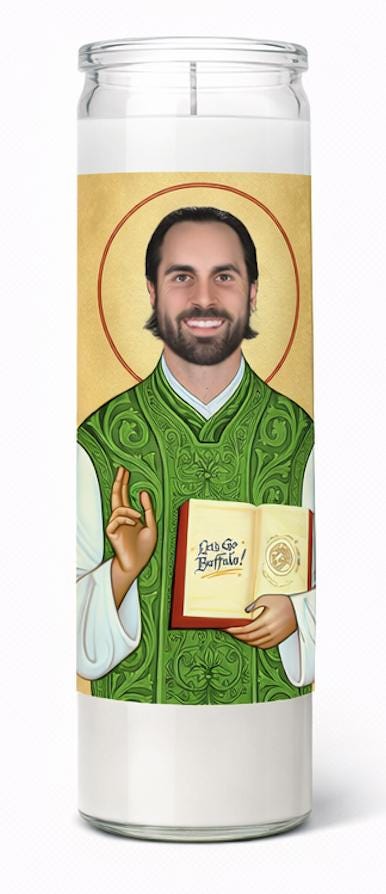 Alex Tuch - Buffalo Sabres Prayer Candle